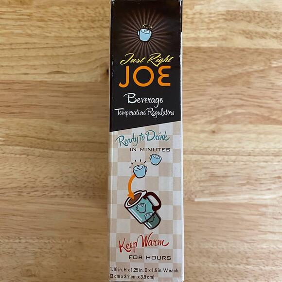 Just Right Joe Beverage Temperature Regulators Warm or Cold Set of 5 - Picture 6 of 8